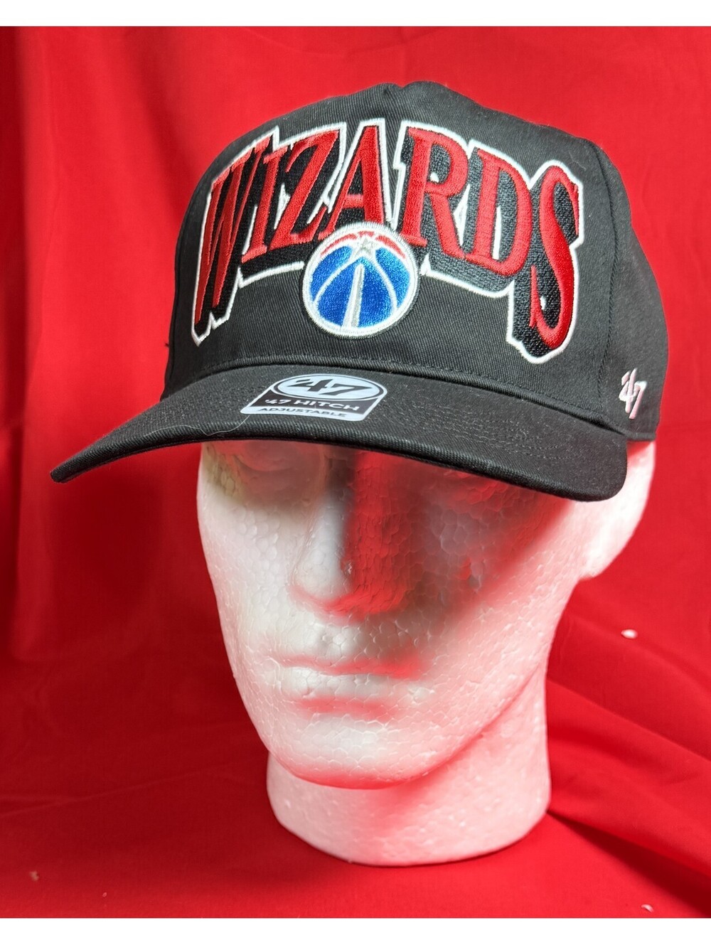 Washington Wizards Black '47 "Every Time" Hitch Adjustable Snapback Hat NEW